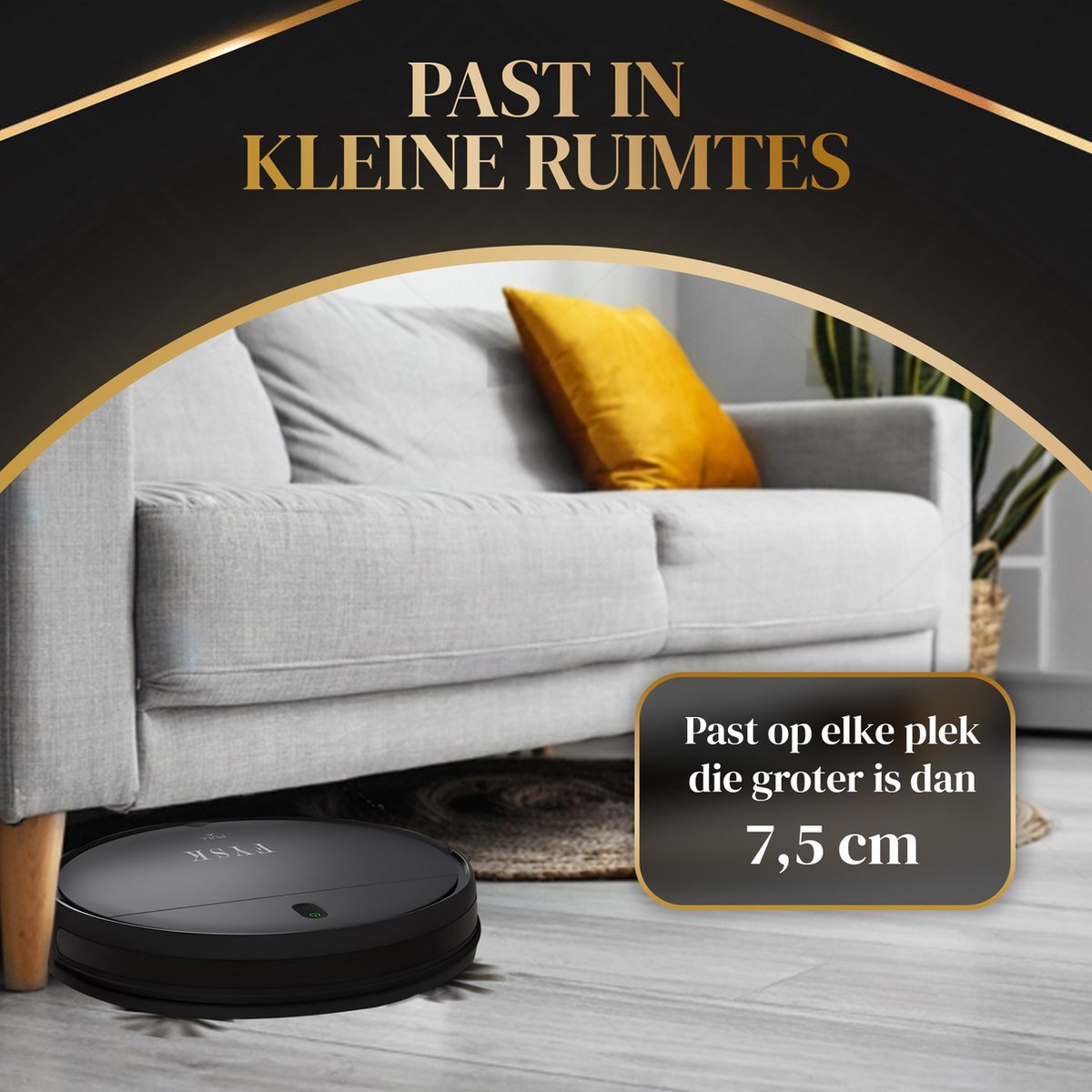 2de hands Robotstofzuiger met Dweilfunctie - RetourDeal - Fysk - Robotmeester