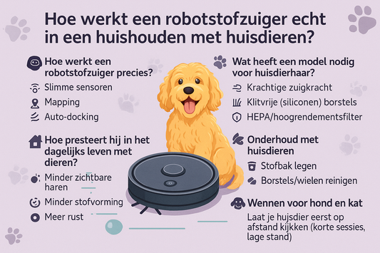 Hoe werkt een robotstofzuiger echt in een huishouden met huisdieren?