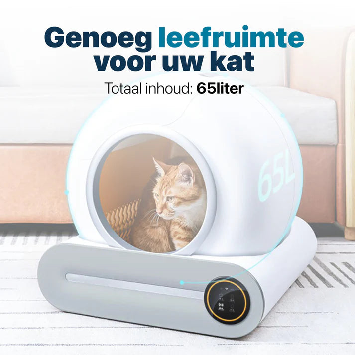 Bome Automatische kattenbak - Zelfreinigende kattenbak - Robot - Robotmeester