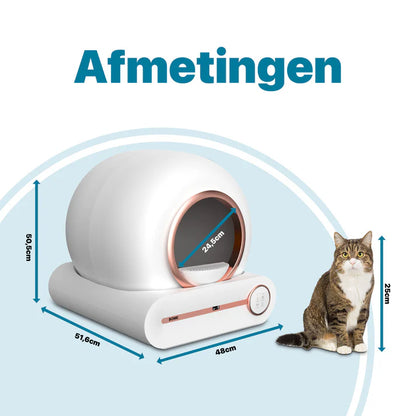 Bome Automatische kattenbak - Zelfreinigende kattenbak - Robot - Robotmeester