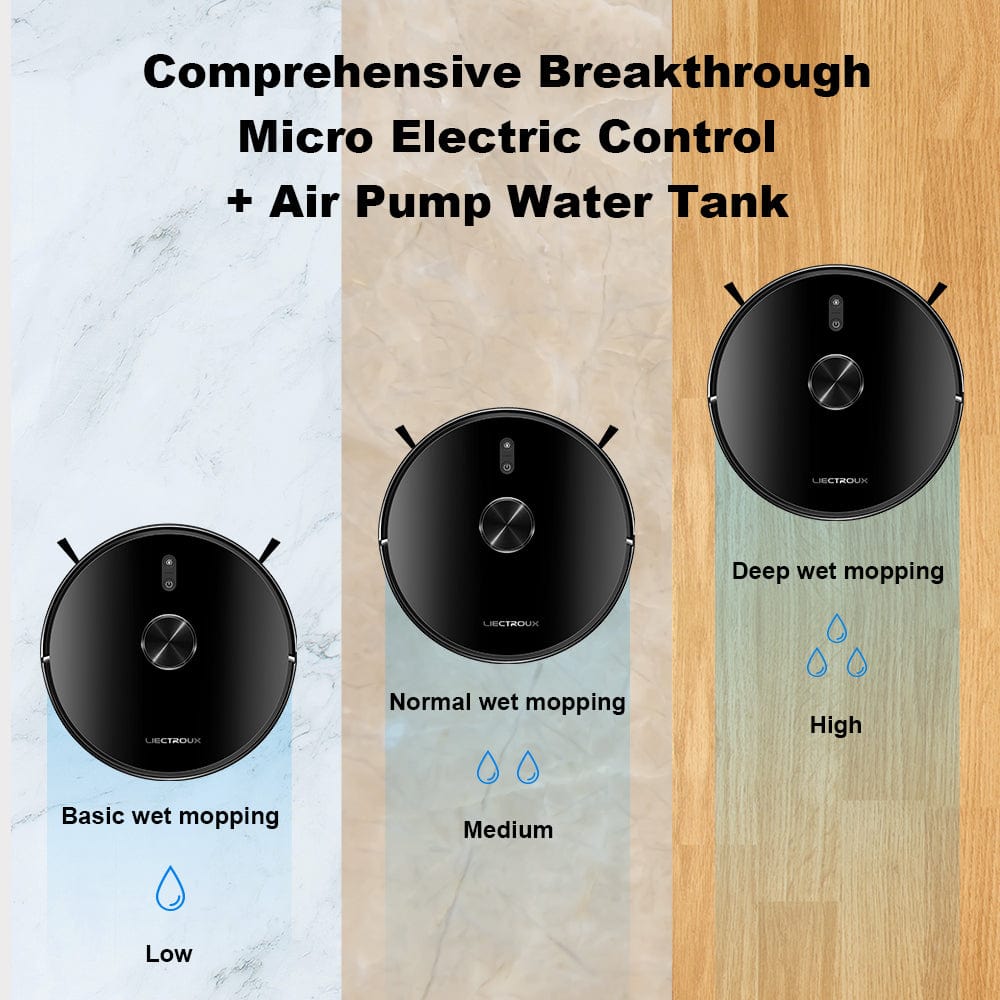 Liectroux X6 Robotstofzuiger met dweilfunctie - Robotmeester