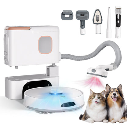 Fysk Robotstofzuiger & Trimmer voor Huisdieren - Productfoto vooraanzicht