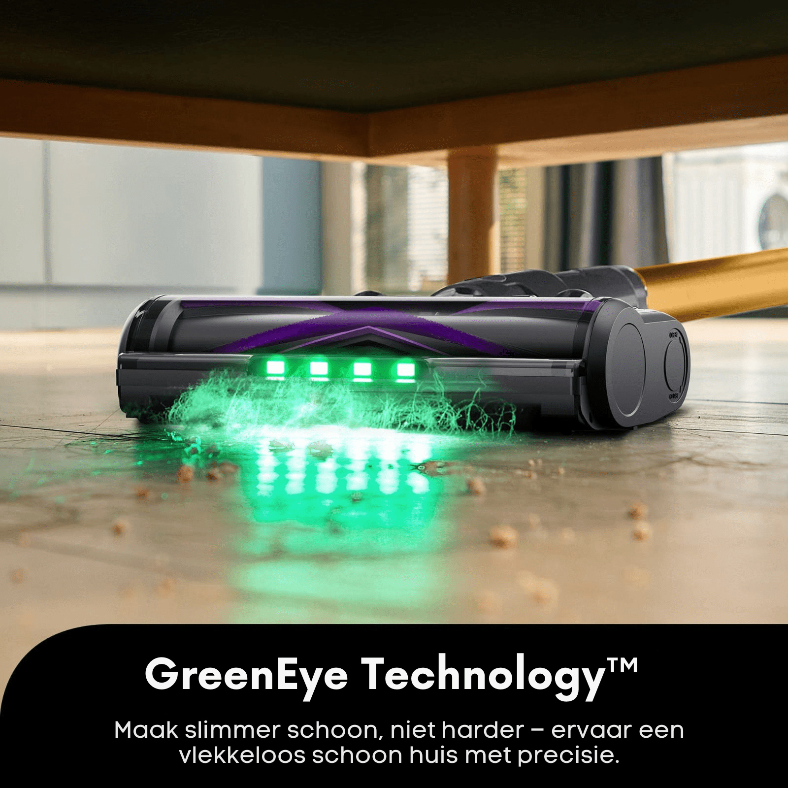 Ultenic U20 draadloze stofzuiger met 600W zuigkracht en een gebruiksduur van 60 minuten. - Productfoto vooraanzicht