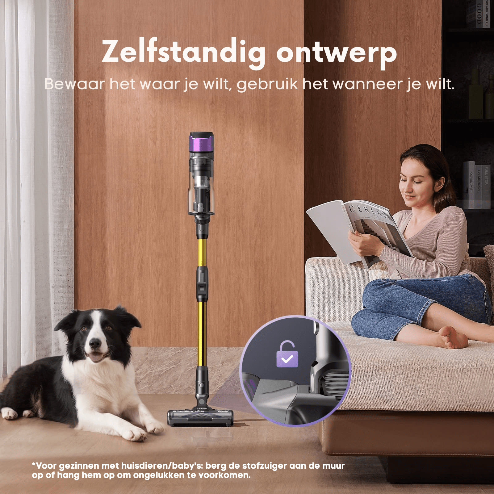 Ultenic U20 draadloze stofzuiger met 600W zuigkracht en een gebruiksduur van 60 minuten. - Vergelijking modellen