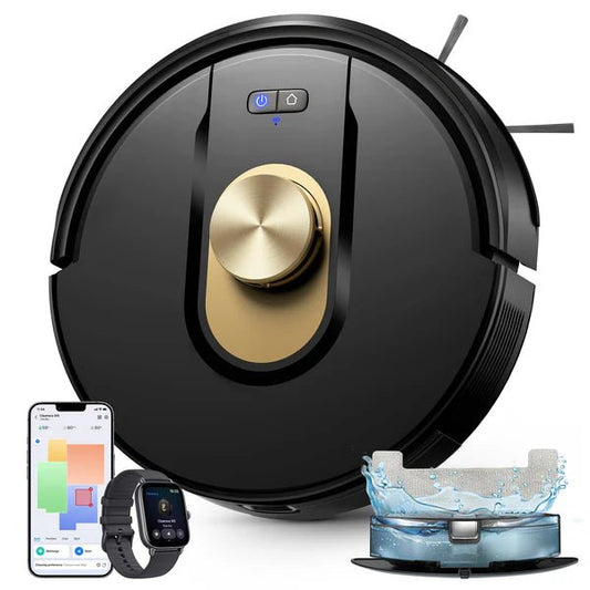 Vactidy Cleanova W9 Robot Vacuum – 9000 Pa, Smart LiDAR, Self - Empty - Robotmeester