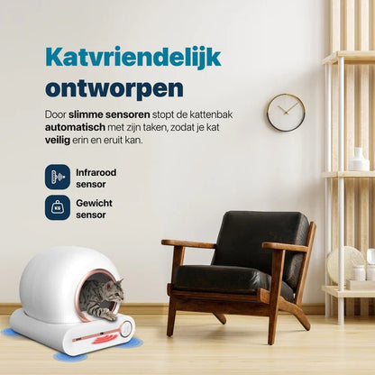 Zelfreinigende Kattenbak - Bome - Automatische - Robotmeester