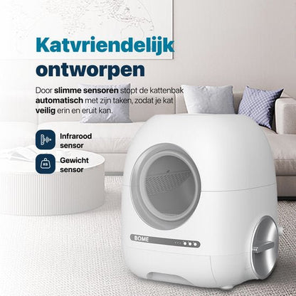 Zelfreinigende Kattenbak - Bome - Automatische - Met Camera - Robotmeester