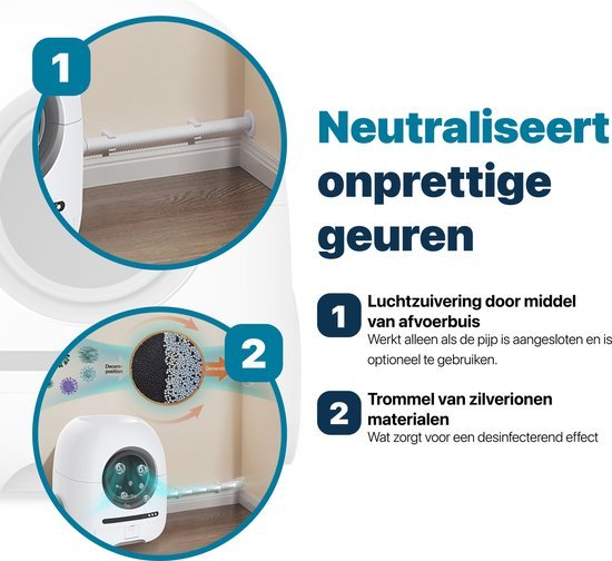 Zelfreinigende Kattenbak - Bome - Automatische - Met Camera - Robotmeester