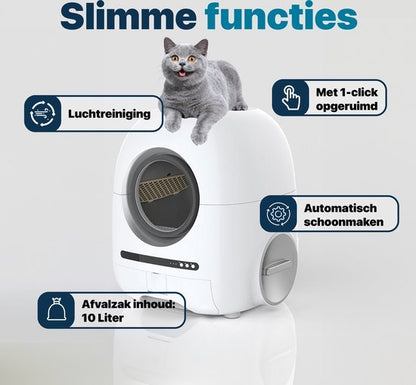 Zelfreinigende Kattenbak - Bome - Automatische - Met Camera - Robotmeester