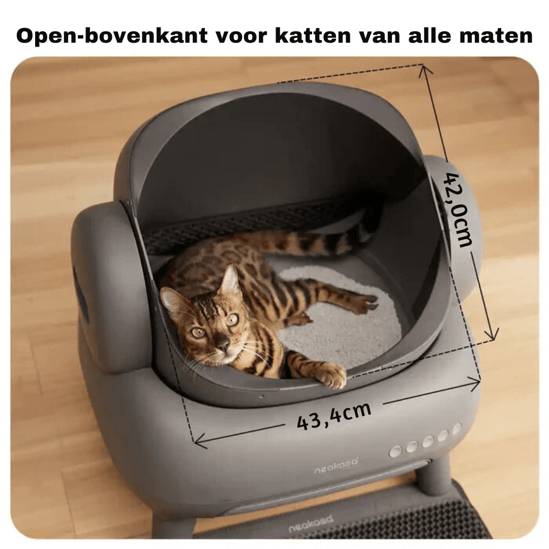 Zelfreinigende kattenbak - Neakasa M1 - Bovenaanzicht